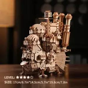 크리 에이 티브 성 테마 3D 나무 퍼즐 모델 키트 diy 장난감 홈 인테리어 성인을위한 도전적인 최고의 선물