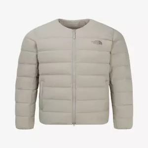 노스페이스 NJ1DR54C 남성 포플러 다운 가디건 GRAYISH BEIGE 경량패딩 패딩자켓