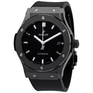 Hublot 위블로 클래식 퓨전 오토매틱 블랙 다이얼 남성용 시계