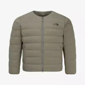 노스페이스 NJ1DR54B 남성 포플러 다운 가디건 GRAYISH KHAKI 경량패딩 패딩자켓