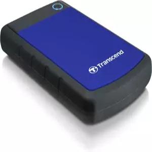 Transfer TS4TSJ25H3B 휴대용 하드 드라이브 4TB(PS5/PS4 확인) 충격 방지 USB 3.1 1세대
