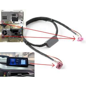 BMW 호환 NBT 용 EVO 비디오 케이블 LVDS 라인 Kabel 디스플레이 연결 9V 호스트 자동차 액세서리