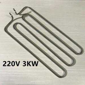 전기 가열 튜브 히터 요소 공기 플랫 팬 액세서리 그릴 8mm 220V 3KW