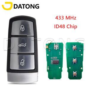 대동월드3C 0959752 BA ID48 칩 433MHz VW 폭스바겐 Passat B6 3C B7 Magotan CC 용 하프 스마트 자동차 원