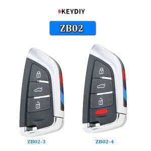 KEYDIY ZB02 범용 KD 스마트 키 KD-MAX 차량용 리모컨 교체 2000개 이상의 모델에 적합