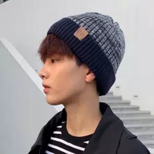 겨울모자 보카시 니트 비니 숏 방한 따뜻한 털모자 (45794062)