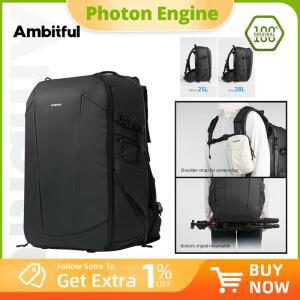 AMBITFUL 25L 카메라 배낭 전문 드론 안정기 필 라이트 렌즈 대용량 여행용 수납 가방