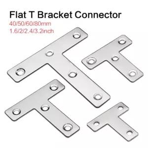 0Pcs t 코너 브레이스 커넥터 40/50/60/80mm( .6/2/2.4/3. 브래킷 40T( 0PCs)