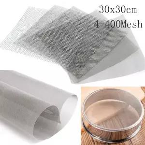 철망 스텐 메쉬망 30x30cm 스테인레스 스틸 메쉬 필터 메탈 전면 수리 고정 짠 와이어 체 플레이트 스크린