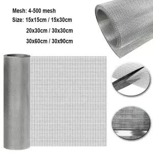철망 스텐 메쉬망 304 스테인리스 스틸 와이어 메쉬 시트 4-400 여과용 필터 스크린 DIY 도구 부품