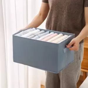 부직포 접이식 칸칸이 옷정리함 리빙박스 7칸 9칸 부직포수납함 정리수납함 (WD18B50)
