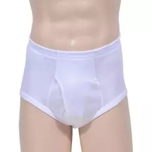 (트라이)순면 백색 무지 베이직 남성 삼각팬티  덧신  삼각팬티 (WD97363)