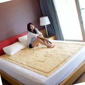 침대용돗자리 하트마작자리 퀸 마작돗자리 마작대자리 대나무매트
