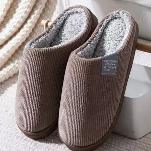 컴포트 스트라이프 털 실내화 겨울실내화 실내슬리퍼 슬리퍼 여성털슬리퍼 (WD738B6)