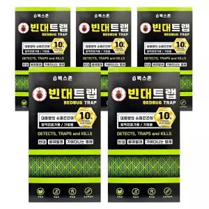 벅스존 빈대트랩 50장 100개입 바퀴끈끈이 모니터링트랩 해충트랩 바퀴벌레약