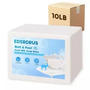 ED ALREADHRUS 10파운드 녹여서 붓기 비누 베이스 무향 글리세린 만들기 DIY 공예 용품