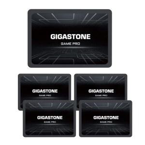 기가스톤 SATA SSD 128GB(5팩) 2.5인치 500MB/s 업그레이드 노트북 PC 메모리 및 스토리지 PS4 HDD 교체 내장 솔리드 스테이트 하드 드라이브 III SLC 캐시 3D NAND 게임 프로 성능
