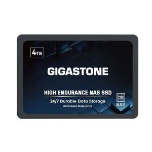 기가스톤 NAS 인증 고내구성 SSD 4TB 최대 530MB/s SLC 캐싱 24시간/7 안정적인 게이밍 /PC /NAS 5년 보증 2.5인치 SATA 내장 솔리드 스테이트 드라이브 RAID 디스크