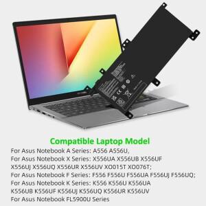 Asus Vivobook A556U 노트북 VM591U 용 SKOWER C21N1509 배터리