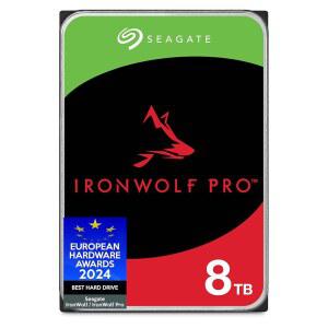 Seagate IronWolf, Pro 8TB, 엔터프라이즈 내장 NAS HDD u2013 CMR 3.5인치, SATA 6GB/s, 7,200RPM, 256MB RAID NAS용 캐시 - 좌절 없는 패키징(ST8000NTZ01)