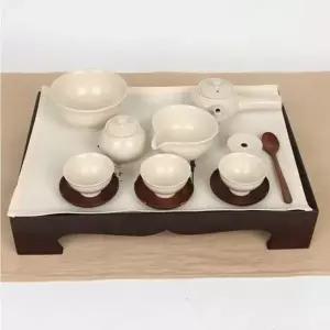 베이지 3인찻상 교육용 종합다기세트(유아용세트) 찻잔세트 전통다기세트 (W01D7BB)