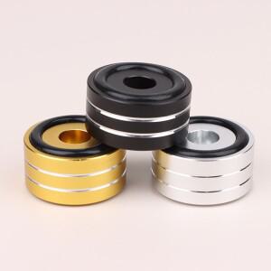 (40x20mm SP4010 Hifi  스피커 알루미늄 절연 발 패드 턴테이블 DAC 스테레오 오디오 앰프 패드용)