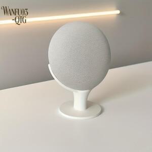 Google Nest/Home Mini 호환 스마트 호환 스피커 스탠드 미니 음성 보조 장치 컴팩트 홀더 데스크탑 수납함