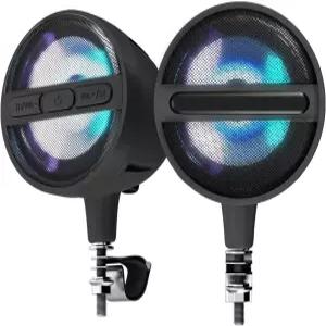 벨론토크 블루투스 모터사이클 스피커 - 200W 방수 사운드 시스템 내장 클래스 D 앰프 3인치 풀레인지 FM