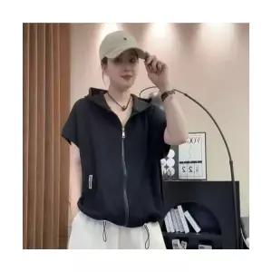 여자 코디 좋은 조끼 후드 반팔 맛있음 정품 집업 스트링 캐주얼 나시 SPO마켓2