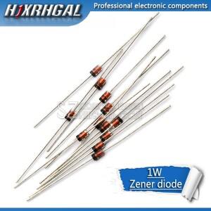 5pcs 1W 제너 다이오드 DO-41 3V 4V3 4V7 5V1 5V6 6V2 6V8 7V5 8V2 9V1 10V 11V 12V 15V 1N4733A 1N4742A
