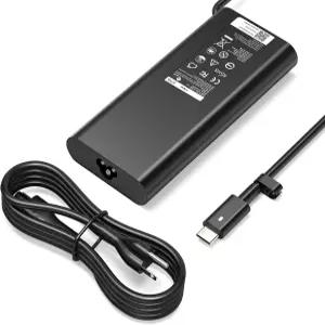 130W USB C 타입 충전기 Dell Precision 5530 2in1 5550 5750 3560 3550 XPS 15 9500 17 9700 Latitude