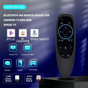 G10S Pro BT 에어 마우스 안드로이드 TV 박스 H96 MAX X88 PRO X9 용 음성 IR 학습 기능 2.4G 무선 자이로