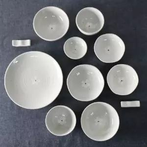 꽃 고백자 국산 도자기 2인 식기세트 11p 접시세트 도자기그릇세트 (W3B2A59)