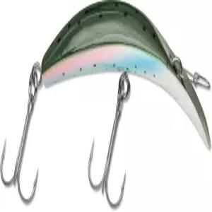 LUHR-Jensen K9X Kwikfish X-Treme 플러그 연어 및 스틸헤드 낚시 미끼 2-3/4인치 레인보우 트라우트