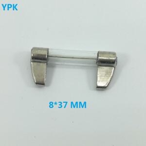 5개/세트 나이프형 퓨즈 BGXC 1A 20A 50A 250V 8x37MM 해양용 유리관 8mm x 37mm