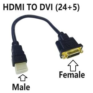 HDMI-DVI 케이블 M/F 남성-여성 비디오 어댑터 코드 24+5 (HDTV LCD DVD PC용)