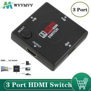 HDMI 스위치 3 In 1 Out 스위처 포트 허브 박스 자동 3x1 1080p HD in out 분배기 HDTV XBOX360 PS3