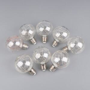 [호환품]LED 에디슨 스트링 전구  RGB 조명 구리 와이어 홈 장식  야간 램프 8cm E27 220V