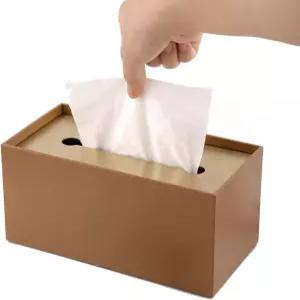 주방 사무실용 재사용 가능한 스테인리스 스틸 종이 냅킨 정리함 펌핑 박스와 미끄럼 방지 베이스 직사각형
