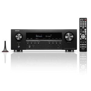 eAj 데논 AVR-S770H 7.2 Ch 홈 시어터 수신기 - 8K UHD HDMI 수신기(75W X 7), 내장 HEOS, Wi-Fi, 돌비 트루HD, DTS Neural:X & DTS:X 서라운드 사운드, 블루투스 앰프