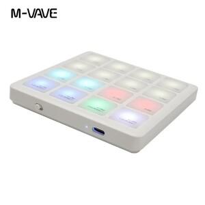 SK-16 SMC-PAD 무선 MIDI 포켓 패드 컨트롤러 스트라이크 16패드 타악기 키보드 악기용