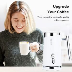 전기 우유 거품기 3 in 1 300ml 자동 냉온 제조기 (커피 라떼 카푸치노 마끼아토 핫초코용)
