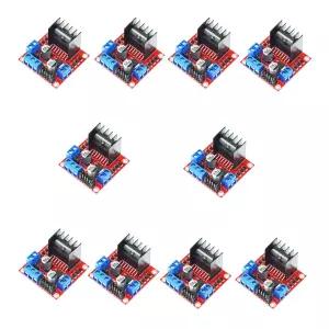 10pcs L298N L298 모듈 모터 드라이브 컨트롤러 보드 듀얼 H 브리지 DC 스테퍼