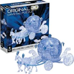 BePuzzled Blue Royal Carriage 디럭스 오리지널 퍼즐러에게 12세 높고 어렵습니다 크리스탈 수집하기