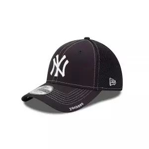 MLB 뉴욕 양키즈 NEO 39Thirty 스트레치 핏 캡, 네이비, 라지/XL