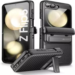 iBlason Journey for Samsung Galay Z Flip 5 케이스 2023에 화면 보호기와 킥스탠드가 내장된 자동 회전