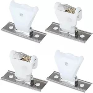로마 블라인드 직조 목재 그늘막 및 대나무 위한 Cutylec 4pcs 코드 잠금 메커니즘 3라인 들러 풀리 회전식