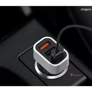 차량용휴대폰충전기 허브 시거잭 급속 고속 3구 usb 시가잭 핸드폰rst293