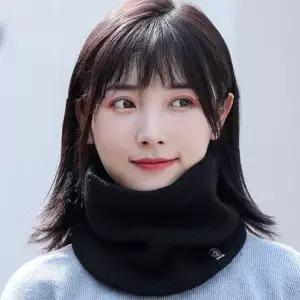 블랙 안감 니트 넥워머 겨울 여성 목도리 바라클라바 귀마개 여성넥워머 남성넥워머