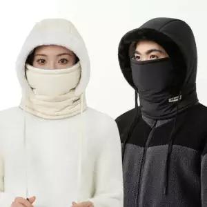 올인원 바라클라바 패딩 후드 겨울 마스크 패딩넥워머